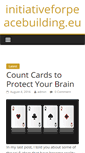 Mobile Screenshot of initiativeforpeacebuilding.eu